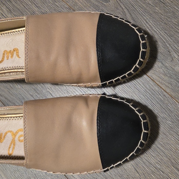 Sam Edelman Krissy Leather Espadrille Flats - Picture 2 of 9